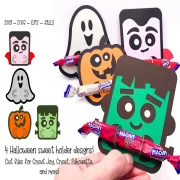 90+ Ultimate Halloween Candy Holders Bundle