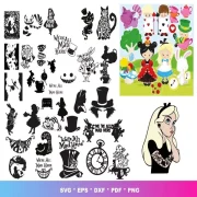 Alice In WonderLand SVG Bundle