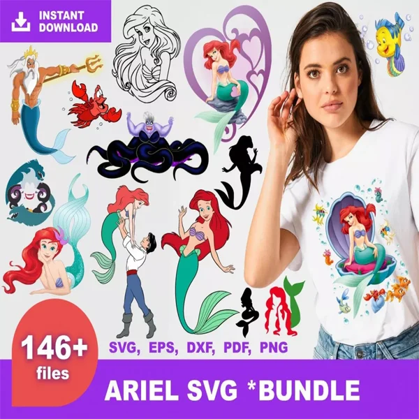 Ariel SVG Bundle
