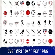 Baseball SVG Bundle