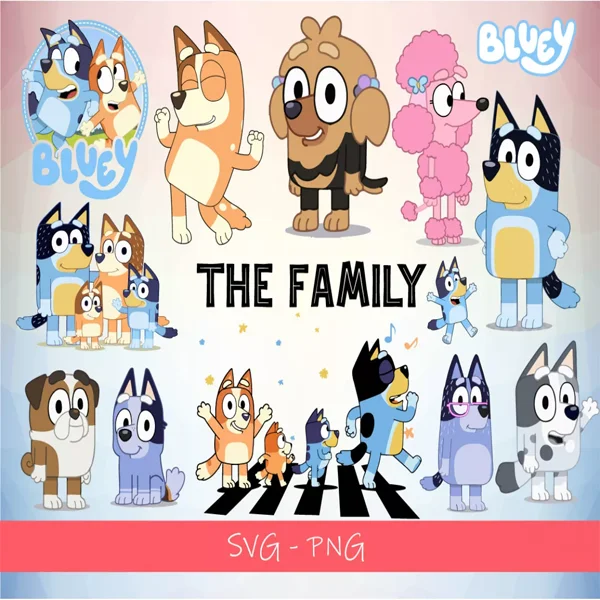 Bluey SVG Bundle