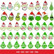 Grinch SVG Bundle 1500+ – Perfect for Cricut & Silhouette