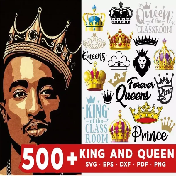 King And Queen SVG Bundle