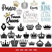 King And Queen SVG Bundle