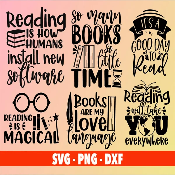 Librarian SVG Bundle