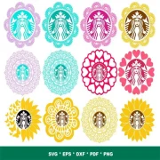 Starbucks Mandala SVG Bundle 200+