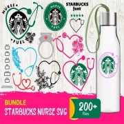 Starbucks Nurse SVG Bundle 200+