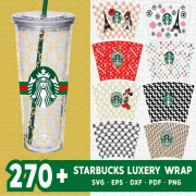 Starbucks Wrap Luxury SVG 270+