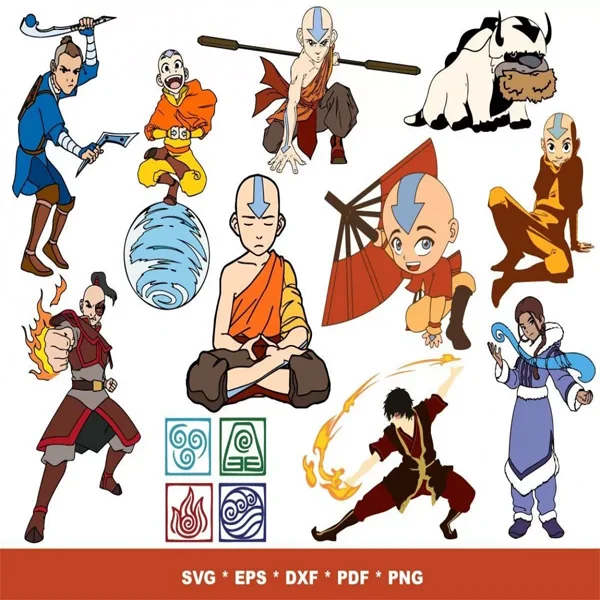 The Last Airbender SVG Bundle