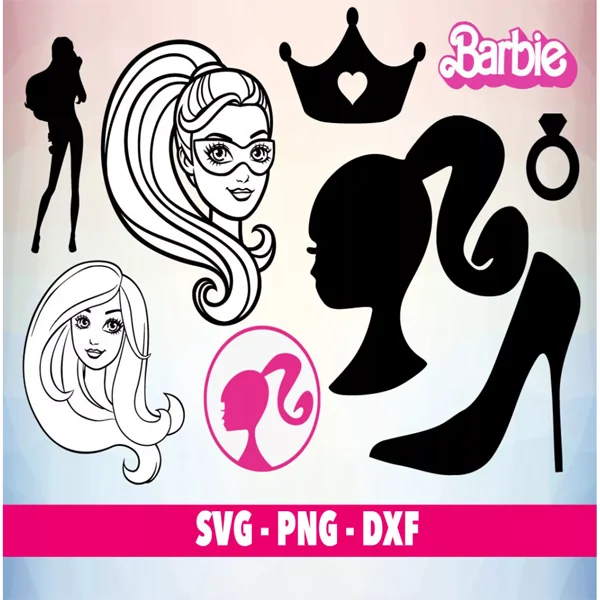 100+ Barbie SVG Bundle