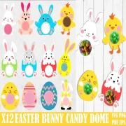 200+ Easter Candy Holders SVG Bundle