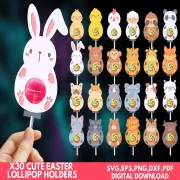 200+ Easter Candy Holders SVG Bundle