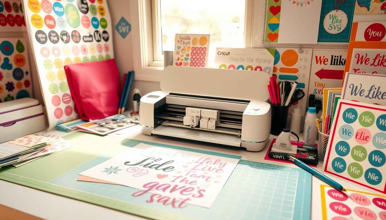 how to make stickers with cricut