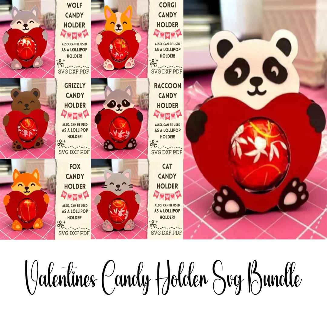 Valentine's Day Candy Holders Bundle